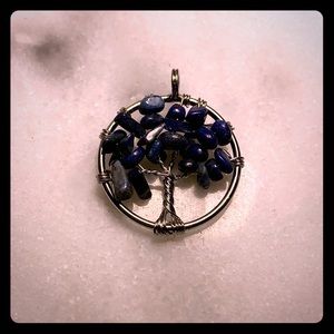 Natural Stone Tree of Life Charm